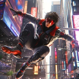 Superhero spider city fighter 아이콘